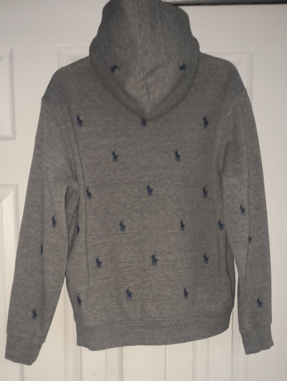 Polo Ralph Lauren All Over Pony Print Hoodie Size M - Picture 2 of 3